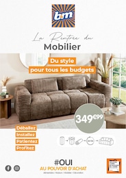 Catalogue Meubles & Décoration de B&M à Mâcon Prospectus B&M à Mâcon, "La Rentrée du Mobilier", 1 page, 07/08/2026 - 20/08/2026