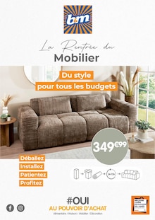 Promotion Chaise Bureau dans le prospectus B&M, valable du 07/08/2026 au 20/08/2026 Promo Chaise Bureau dans le catalogue B&M du moment à la page 1