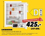 Aktuelle Kühlschrank Angebote bei MEDIMAX in Lüneburg Aktuelles Tisch-Kühlschrank RD 1400-20 Angebot bei MEDIMAX in Lüneburg ab 425,00 €