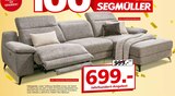 Polstergarnitur im Segmüller Prospekt Polstergarnitur "Lenox" von Segmüller im aktuellen Segmüller Prospekt für 699,00 €
