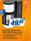 Filterkaffeemaschine Stelio Glas Paper Grey Angebote von WMF bei expert Langenhagen für 49,99 €