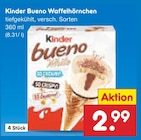 Bueno Waffelhörnchen von Kinder für 2,99 € bei Netto Marken-Discount im Angebot Bueno Waffelhörnchen von Kinder im aktuellen Netto Marken-Discount Prospekt