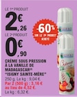 Crème sous pression à la vanille de Madagascar - ISIGNY SAINTE-MÈRE à 0,90 € dans le catalogue E.Leclerc