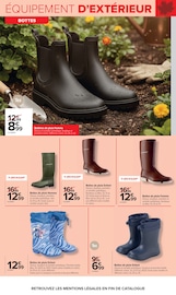 Promos Chaussures dans le catalogue "JARDIN" de Carrefour Chaussures en promo dans le catalogue Carrefour à la page 24