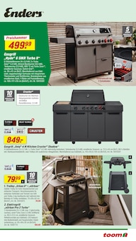 Grill im toom Baumarkt Prospekt "Respekt, wer's selber macht." mit 26 Seiten (Essen)