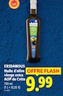 Huile d'olive vierge extra AOP de Crète - ERIDANOUS - Lidl à Saint-Médard-en-Jalles Huile d'olive vierge extra AOP de Crète - ERIDANOUS en promo chez Lidl Saint-Médard-en-Jalles à 9,99 €