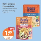 Basmati-Reis von Ben's Original im aktuellen V-Markt Prospekt für 1,49 €