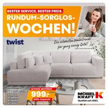Möbel Kraft Prospekt Dresden "Rundum-Sorglos-Wochen!" mit 12 Seiten