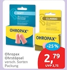 Ohrstöpsel von Ohropax für 2,79 € bei budni im Angebot Ohrstöpsel von Ohropax im aktuellen budni Prospekt