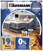 Möbel Hausmann Prospekt "Aktuelle Angebote ", 12 Seiten, für Bonn, 12.02.2020 - 18.02.2020 Möbel Hausmann Prospekt "Aktuelle Angebote ", 12 Seiten, für Bonn, 12.02.2020 - 18.02.2020