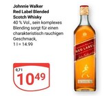 Red Label Blended Scotch Whisky im Angebot bei GLOBUS in Jena Red Label Blended Scotch Whisky Angebote von Johnnie Walker bei GLOBUS Jena für 10,49 €