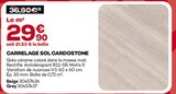 Promo Carrelage sol Cardostone à 29,90 € dans le catalogue Gedimat à Saint-Maurice-la-Clouère