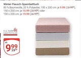 Winter-Flausch-Spannbetttuch im Angebot bei GLOBUS in Saarbrücken Winter-Flausch-Spannbetttuch Angebote von H. G. HAHN HAUSTEXTILIEN bei GLOBUS Saarbrücken für 9,99 €