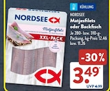 Matjesfilets oder Backfisch im Angebot bei ALDI SÜD in Frankfurt Matjesfilets oder Backfisch Angebote von Nordsee bei ALDI SÜD Frankfurt für 3,49 €