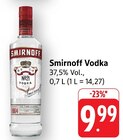 Vodka Angebote von Smirnoff bei E center Frankenthal für 9,99 €