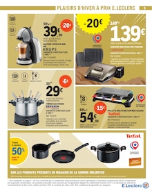 Promo Cafetière dans le catalogue E.Leclerc du moment à la page 3