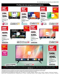 Offre TV LED 4K dans le catalogue Carrefour du moment à la page 21