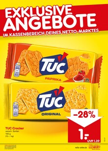 Cracker im Netto Marken-Discount Prospekt "Aktuelle Angebote" mit 73 Seiten (Bremen)