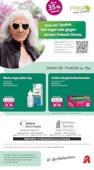 mea - meine apotheke Prospekt der Woche "Unsere Mai-Angebote" Seite 1, 01.05.2026 bis 31.05.2026 für Frankenberg Aktueller mea - meine apotheke Prospekt "Unsere Mai-Angebote" Seite 1 von 4 Seiten für Frankenberg