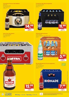 Bier im Netto Marken-Discount Prospekt "DER ORT, AN DEM DU IMMER AUSGEZEICHNETE PREISE FINDEST." mit 6 Seiten (Ratingen)