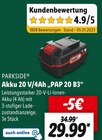 Akku 20 V/4Ah von PARKSIDE für 29,99 € bei Lidl im Angebot Akku 20 V/4Ah von PARKSIDE im aktuellen Lidl Prospekt