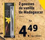 Lidl Vaujours - 2 gousses de vanille de Madagascar Promo 2 gousses de vanille de Madagascar dans le catalogue Lidl XXL à Vaujours