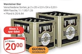 Aktuelle Warsteiner Angebote bei GLOBUS in Bad Kreuznach Aktuelles Bier Angebot bei GLOBUS in Bad Kreuznach ab 20,00 €