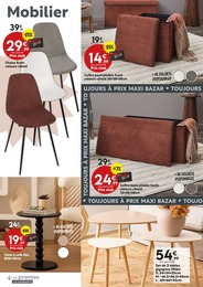 Offre Banc dans le catalogue Maxi Bazar du moment à la page 10