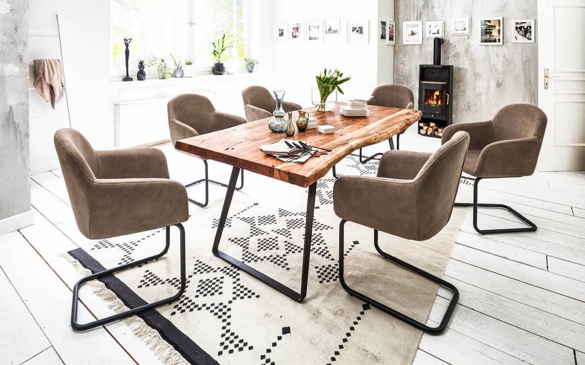Opti-Wohnwelt Bremerhaven - Esstisch oder Schwingstuhl Stefano Esstisch oder Schwingstuhl Stefano Angebot bei Opti-Wohnwelt Bremerhaven im Prospekt 40% IN ALLEN ABTEILUNGEN