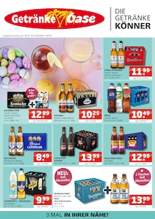 Krombacher im Getränke Oase Prospekt "Aktuelle Angebote" mit 2 Seiten (Herne)