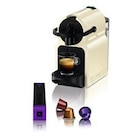 Cafetière Nespresso Delonghi Inissia EN 80.CW Crème - Delonghi dans le catalogue Darty