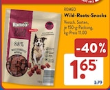 Wild-Roots-Snacks im Angebot bei ALDI SÜD in Kleve Wild-Roots-Snacks Angebote von Romeo bei ALDI SÜD Kleve für 1,65 €