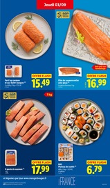 Promos Sushi dans le catalogue "Foire aux vins" de Lidl Sushi en promo dans le catalogue Lidl à la page 11