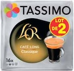 DOSETTES DE CAFÉ LONG CLASSIQUE - L'OR / TASSIMO en promo chez Intermarché Montpellier à 3,87 €