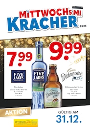 Getränkeland Prospekt für Ribnitz-Damgarten: "Mittwochskracher", 1 Seite, 31.12.2025 - 31.12.2025