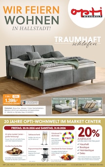 Opti-Wohnwelt Prospekt der KW 44 "Traumhaft Schlafen" Aktueller Opti-Wohnwelt Prospekt "Traumhaft Schlafen" Seite 1 von 22 Seiten