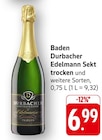 Baden Durbacher Edelmann Sekt trocken bei EDEKA im Rheinmünster Prospekt für 6,99 €