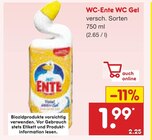 Aktuelles WC-Ente WC Gel Angebot bei Netto Marken-Discount in Bremen ab 1,99 €