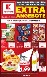 Kaufland Supermarkt Prospekt der aktuellen Woche mit 8 Seiten, gültig von 24.09.2026 bis 30.09.2026, in Ottersweier und Umgebung Aktueller Kaufland Supermarkt Prospekt in Ottersweier und Umgebung, "EXTRA-ANGEBOTE" mit 8 Seiten, 24.09.2026 - 30.09.2026