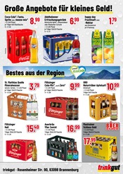 Aktueller Trinkgut Prospekt mit Cola, "Brannenburgs größter Getränkemarkt!", Seite 4