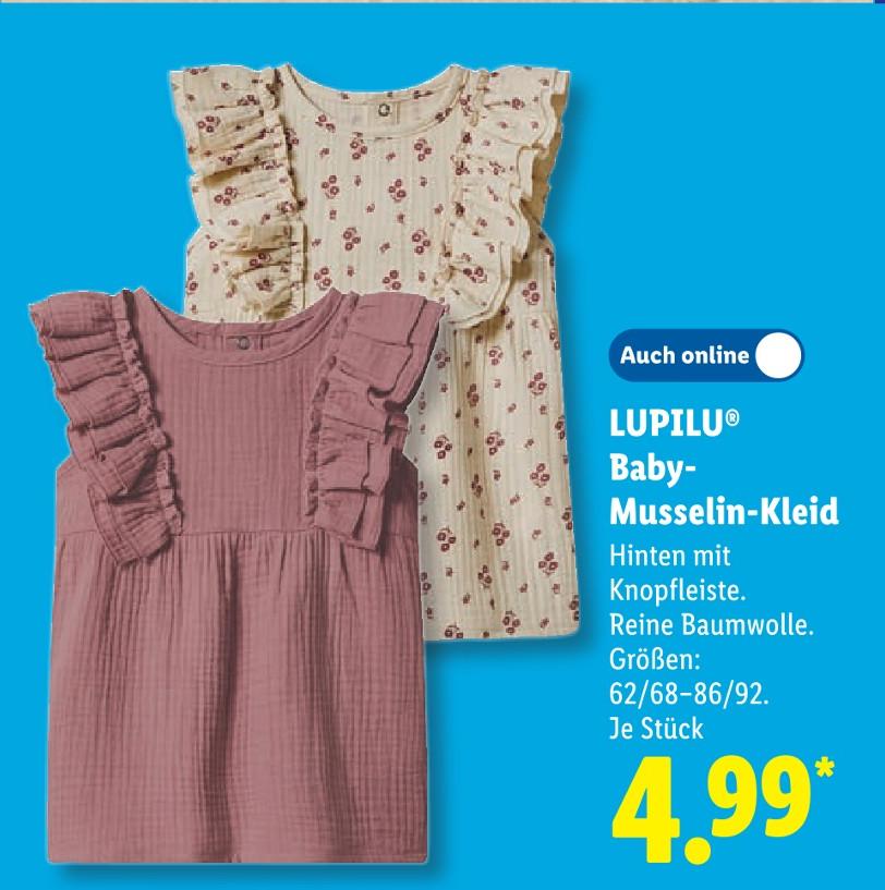 Baby-Musselin-Kleid