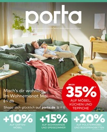 porta Möbel Prospekt für Offenbach mit 4 Seiten porta Möbel Prospekt für Offenbach: "Mach's dir wohnlich. Im Wohnemonat Mai.", 4 Seiten, 09.05.2022 - 22.05.2022