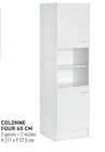 Colonne four 60 cm en promo chez Brico Cash Stains