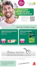 Apotheken Prospekt von mea - meine apotheke Ingolstadt mea - meine apotheke Prospekt: "Unsere August-Angebote", 4 Seiten, 01.08.2026 - 31.08.2026