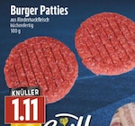 EDEKA - Burger Patties Angebot im Prospekt Burger Patties bei EDEKA im Prospekt "" für 1,11 €