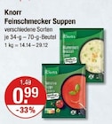 Feinschmecker Suppen von Knorr im aktuellen V-Markt Prospekt für 0,99 €