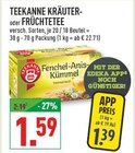 Aktuelle Teekanne Angebote bei Marktkauf in Bochum Aktuelles Fenchel-Anis-Kümmel Angebot bei Marktkauf in Bochum ab 1,39 €