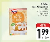 Feine Marzipan Rübli Angebote von Dr. Oetker bei E center Weiden für 1,99 €