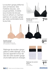 Promos Soutien-Gorge dans le catalogue "ZEEMAN" de Zeeman Soutien-Gorge en promo dans le catalogue Zeeman à la page 22