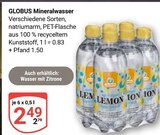 Aktuelles Mineralwasser Angebot bei GLOBUS in Duisburg ab 2,49 €